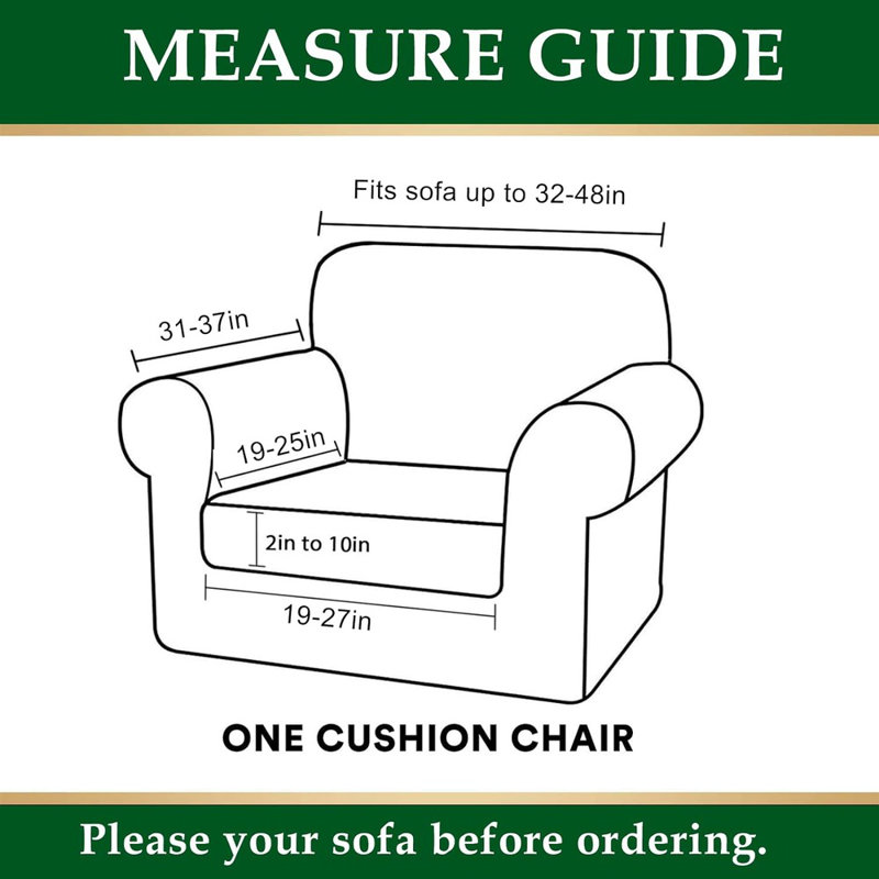 Housse pour fauteuil 2 pièces pour fauteuil extensible