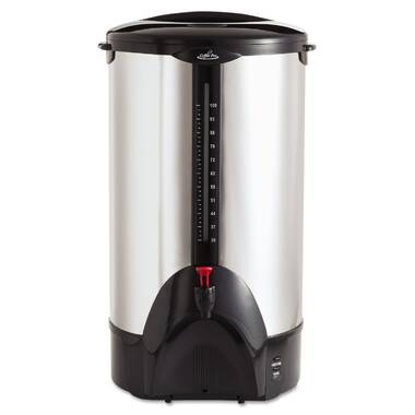 Cavlhils Large Coffee Urn,100-Cup Coffee Maker with Temperature Control and  Display,Premium Stainless Steel Hot Water Percolate and Dispenser for