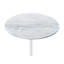 Orbit 15.5" End Table With Height Adjustable Gray Textured Upper Top Part - Stylish Option Lid Chic Appeal