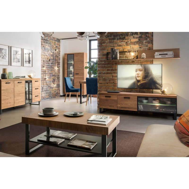 Laimondo Solid + Manufactured Oak Wood Floating Shelf
