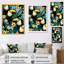 Perroquets et plantes tropicales II - Toucan, art mural animal-100407796-100407797
