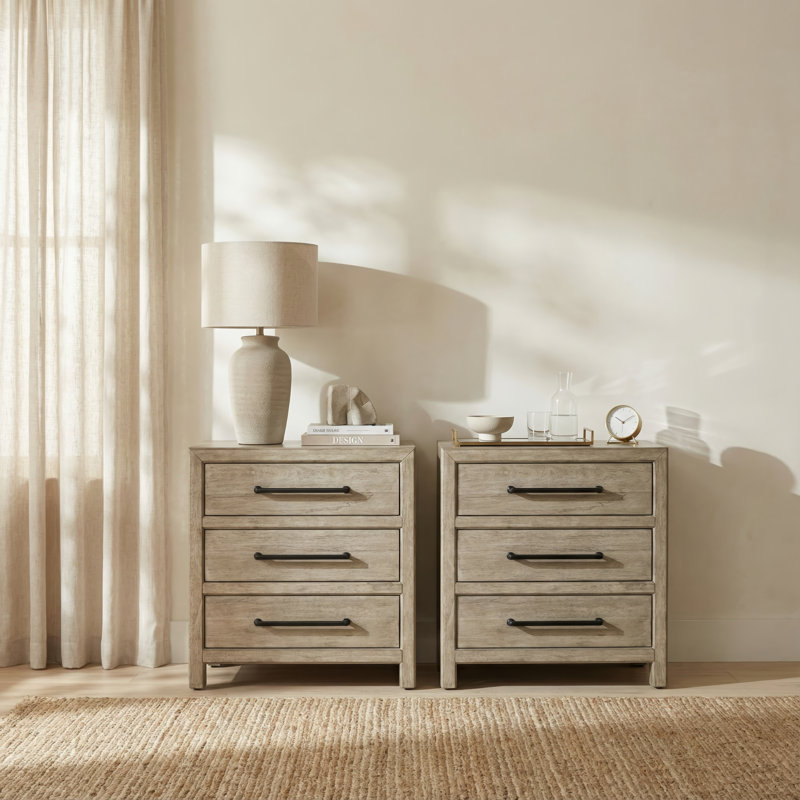 Ensemble de deux tables de chevet Aason