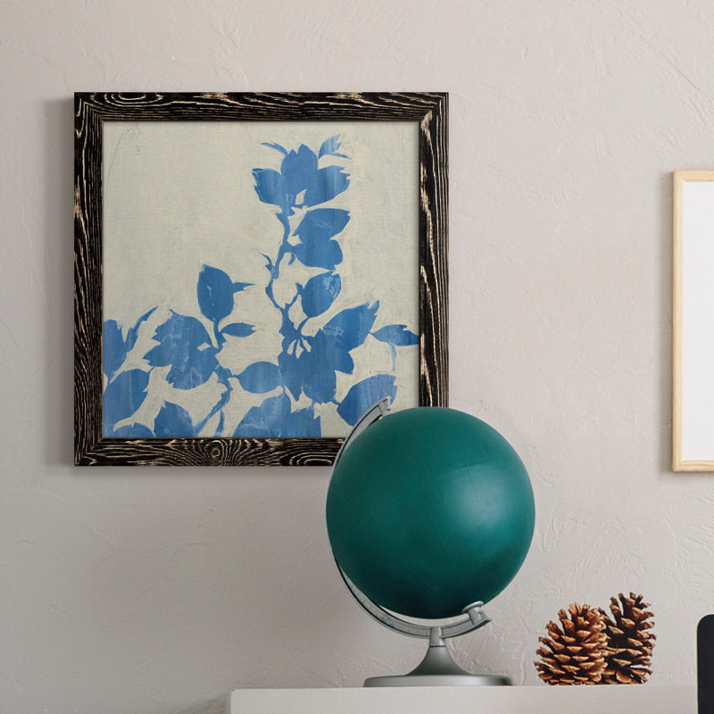 Impression sur toile FALLING LEAVES VI, H 20 po x l 20 po x P 1,5 po, Cadre noir