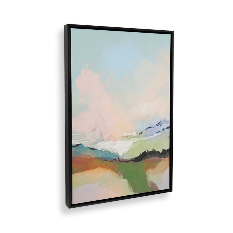 «Dream Landscape» par Garima Dhawan, reproduction d'art, Noir, Cadre flottant, H 16 po x l 12 po