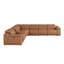 Canapé modulaire inclinable en cuir italien Laurita-673703840