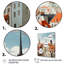 Hoosick Danemark, toits écarlates, collage I - impression-323738379-323738376