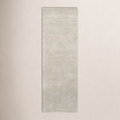 Nala Handmade Tufted Wool Beige/Grey Area Rug
