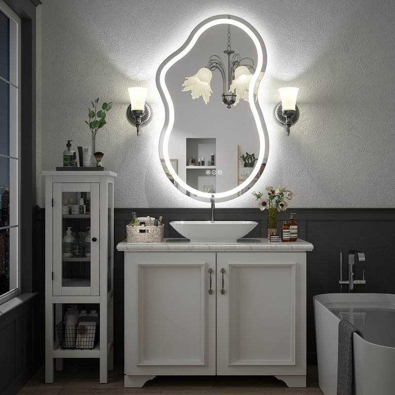 Miroir mural Aevar, 40 po x 24 po