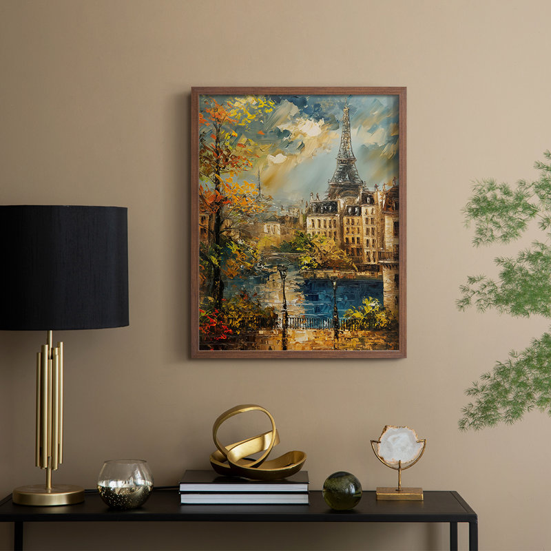 "Paysages de la série CCLXVI", Noyer, H 21 po x l 17 po