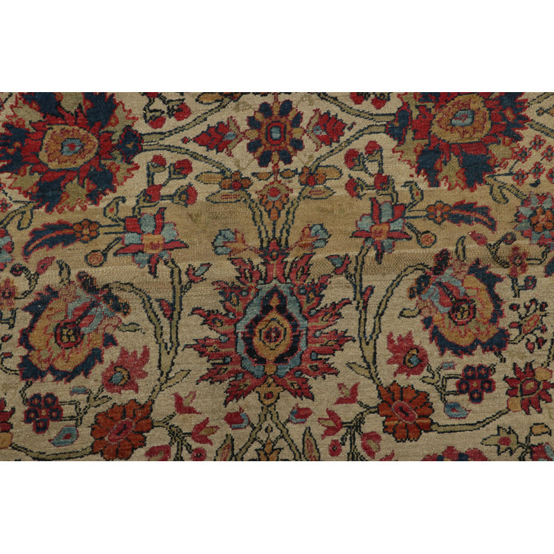 Antique One-of-a-Kind 13'8X16'7 Hand Knotted Area Rug