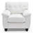 Moran Faux Leather Armchair-207826075