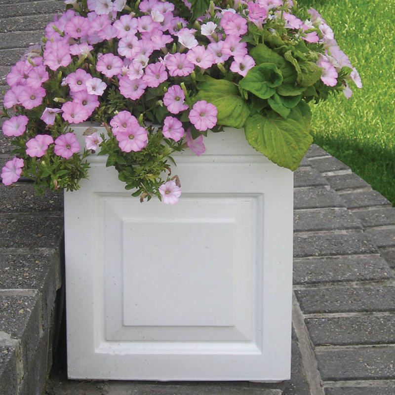 Haldeman Fiberglass Window Box Planter, Black, Extra Extra Large