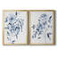 " Inky Chickory Botanical I " 2 - Pieces Painting Print-1401104229-1401104228