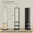 Coat Rack With Full Body Mirror-105763372
