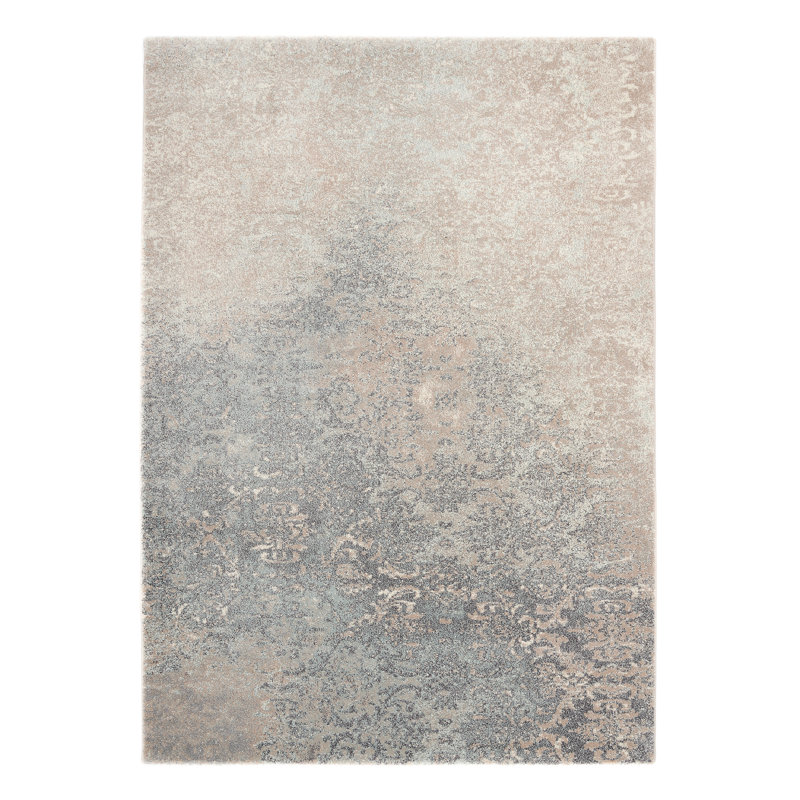 Blair Damask Shag Area Rug, Rectangular 240 x 340cm