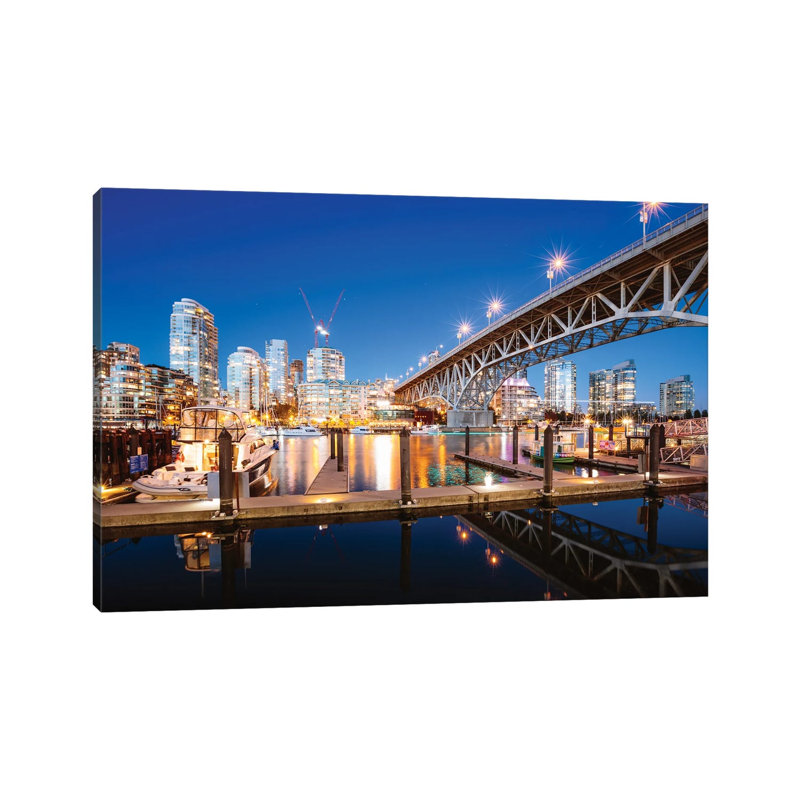 Vancouver Harbor 1 Piece Wrapped Canvas Wall Art, 101.6 cm H x 66.04 cm W x 1.91 cm D