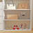 White Modular Walk in Closet Organizer System with 12 shelves and 8 drawers