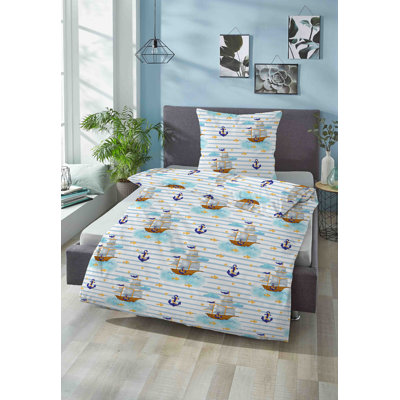 100% Cotton 57 TC 2 Piece Duvet Cover Set