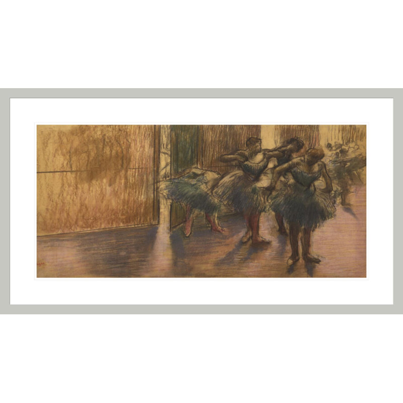 «The Rehearsal Room» par Edgar Degas, impression giclée encadrée, 23.28" H x 41.5" W