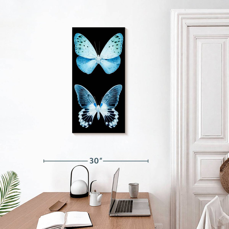 Miss Butterfly X-Ray - noir, H 30 po x l 15 po