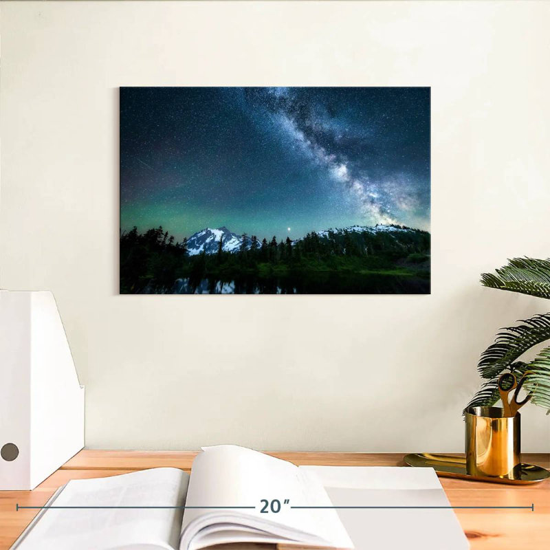 Alvord Mount Shuksan Starry Night, 8" H x 12" W