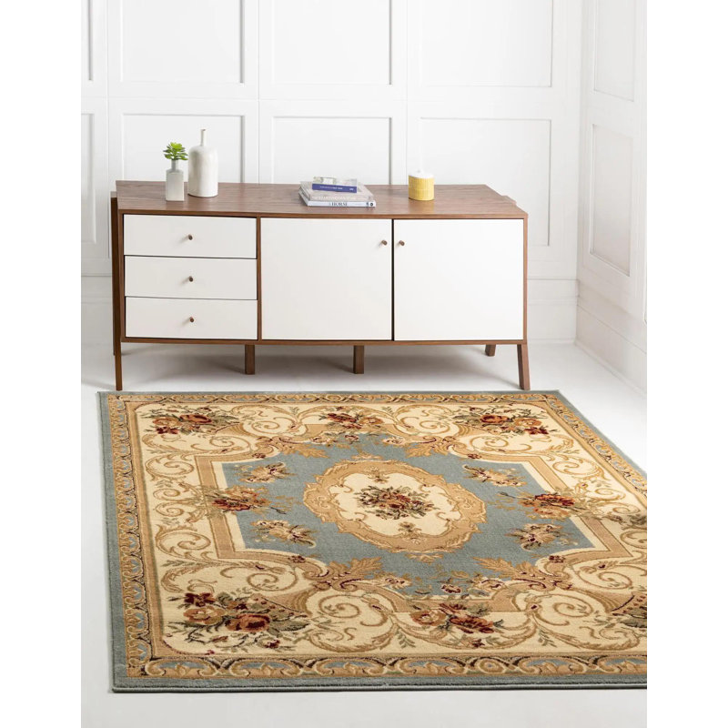 Rabito Oriental Indoor Rug, Square 3'1"