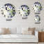 Lilac Lantern Vintage Impression - Horloge murale traditionnelle-60280856