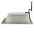 66'' x 34'' Acrylic Soaking Drop-In Bathtub, Drain Included-97544678