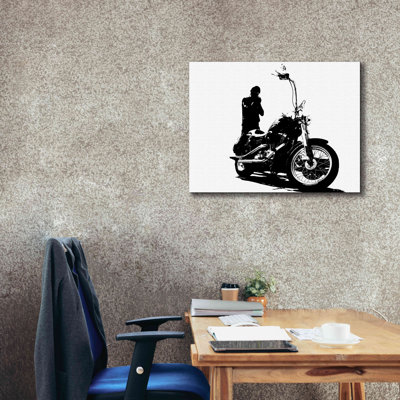 'Rider' by Clive Branson, Canvas Wall Art