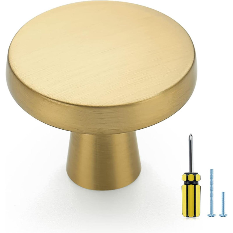 Paquet de 30 boutons d'armoire de cuisine avec poignées rondes et poignées de commode