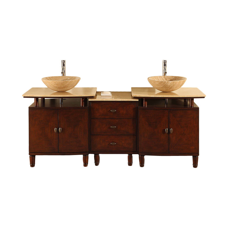 Ensemble de meuble-lavabo double 73 po Rozier