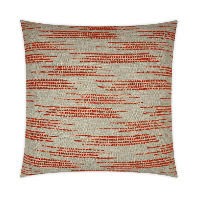 Amsterdam Pillow Cover & Insert, Orange, Square 24"