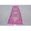 Tapis rétro, tapis décoratif, tapis Boho, tapis mauves, tapis de couloir 3 x 10,5 pi, tapis turcs