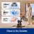 Tineco CARPET ONE Cruiser Essentials Carpet Cleaner MachineTineco CARPET ONE Cruiser Essentials Carpet Cleaner Machine, 167°F PowerDry, iLoop Smart Carpet Shampooer Machine, 130AW Suction Deep Cleaning, 1 Gal XL Tanks, SmoothPower Assist