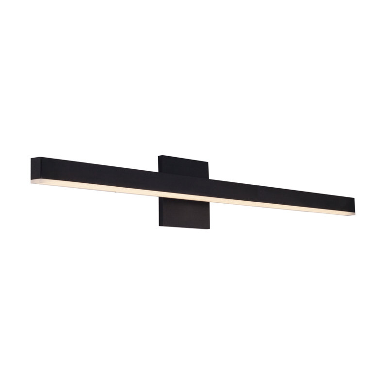 Vega 1 - Light LED Bath Sconce, Black, 2700K