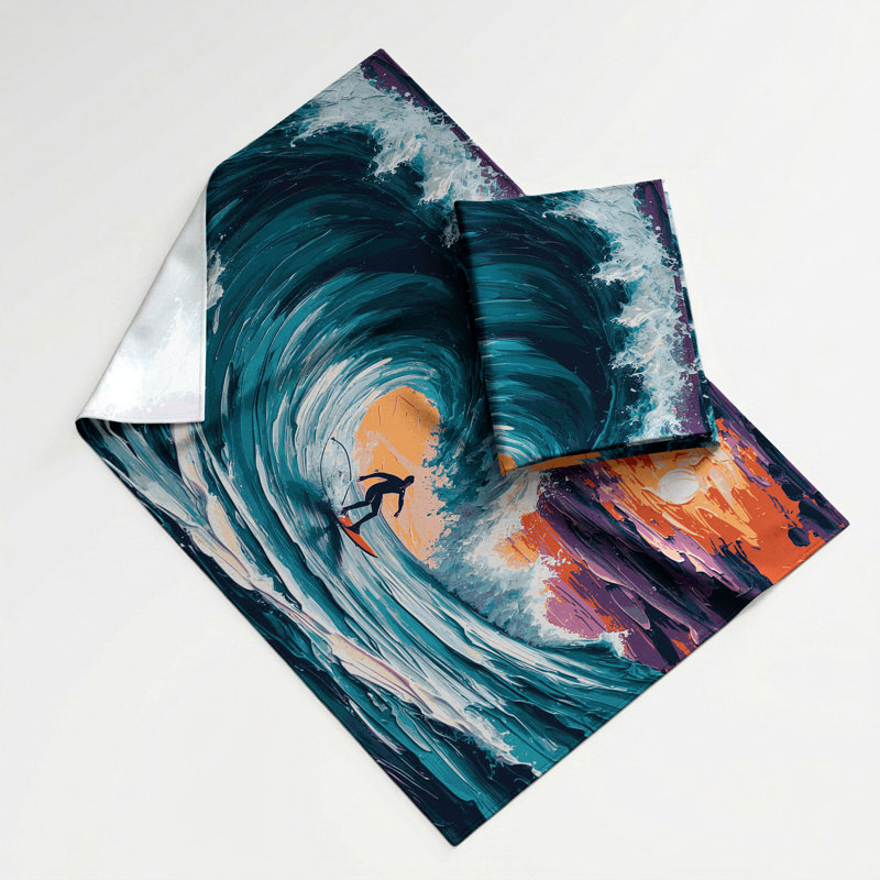 Tapisserie murale Sports Surfing, 68 po x 80 po