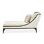Paris Chic Armless Chaise - Cremini/Espresso