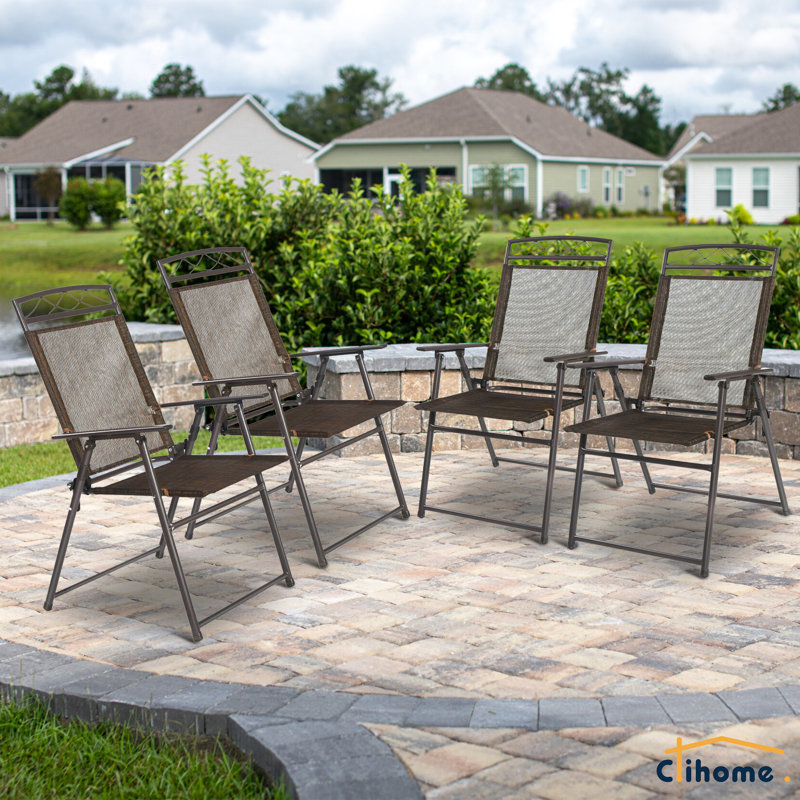 Premium All-Weather Wicker Outdoor Dining Armchair