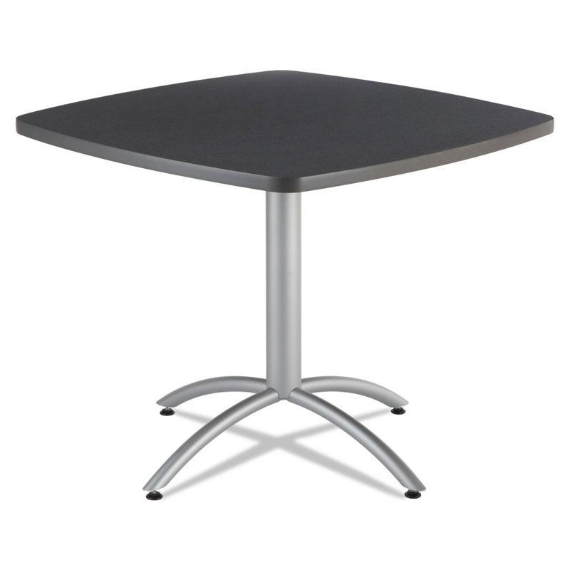 Aleksandras Dining Table, Gray, 30"H x 36"L x 36"W