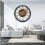 Solid Wood Wall Clock-1992715635