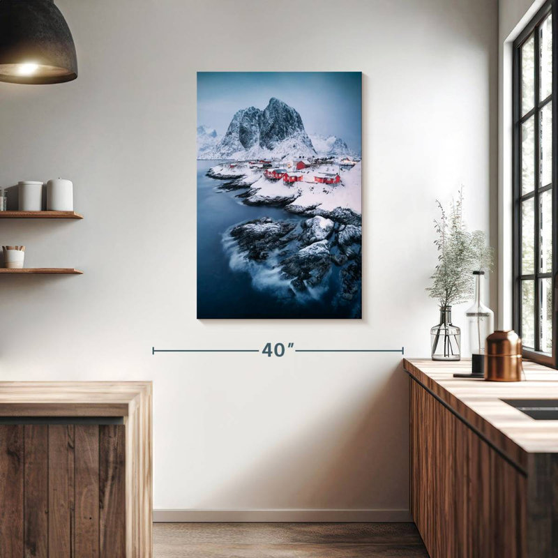 Alvord Fishermen Huts In Hamnoy, 39" H x 26" W