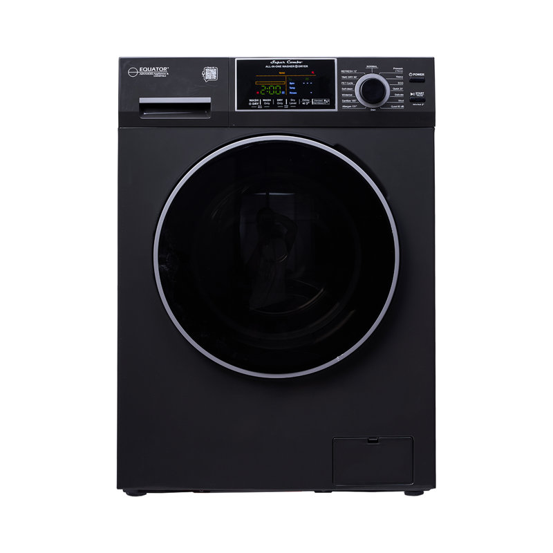 All-In-One CONVERTIBLE Washer-Dryer 18lb/1.9cf SANITIZE ALLERGEN Cycle 1400RPM, Stormy Grey