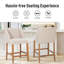 Tabouret de comptoir 26 po Aaraf-366986850