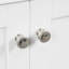 Meuble-lavabo simple 31 po avec plateau en marbre de Carrare Hitz-1213594778