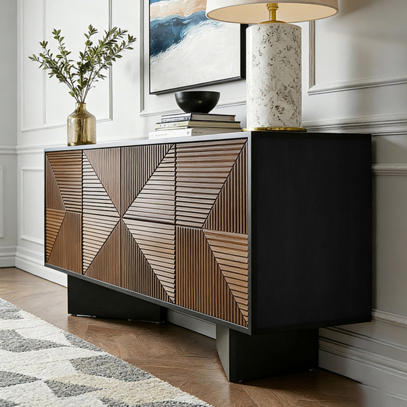 Buffet haut de gamme à grande capacité, H 35,43 po x l 62,99 po x P 15,75 po