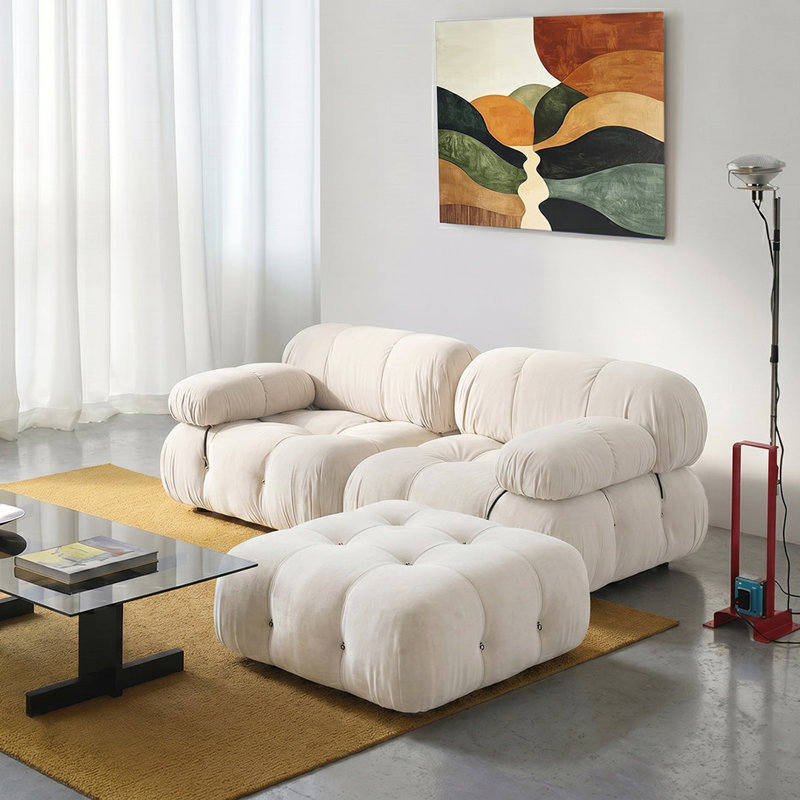Sofa, Velvet, 2-seater 190cm