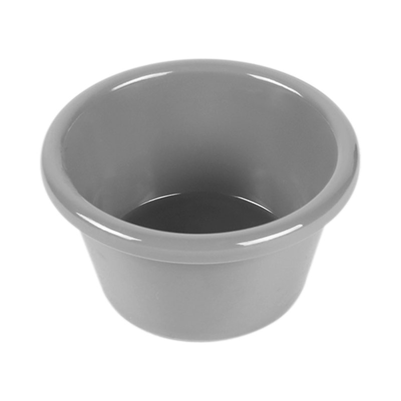 Elite Global Solutions Melamine Condiment Server, Gray, 1.63" H x 3" W x 3" D