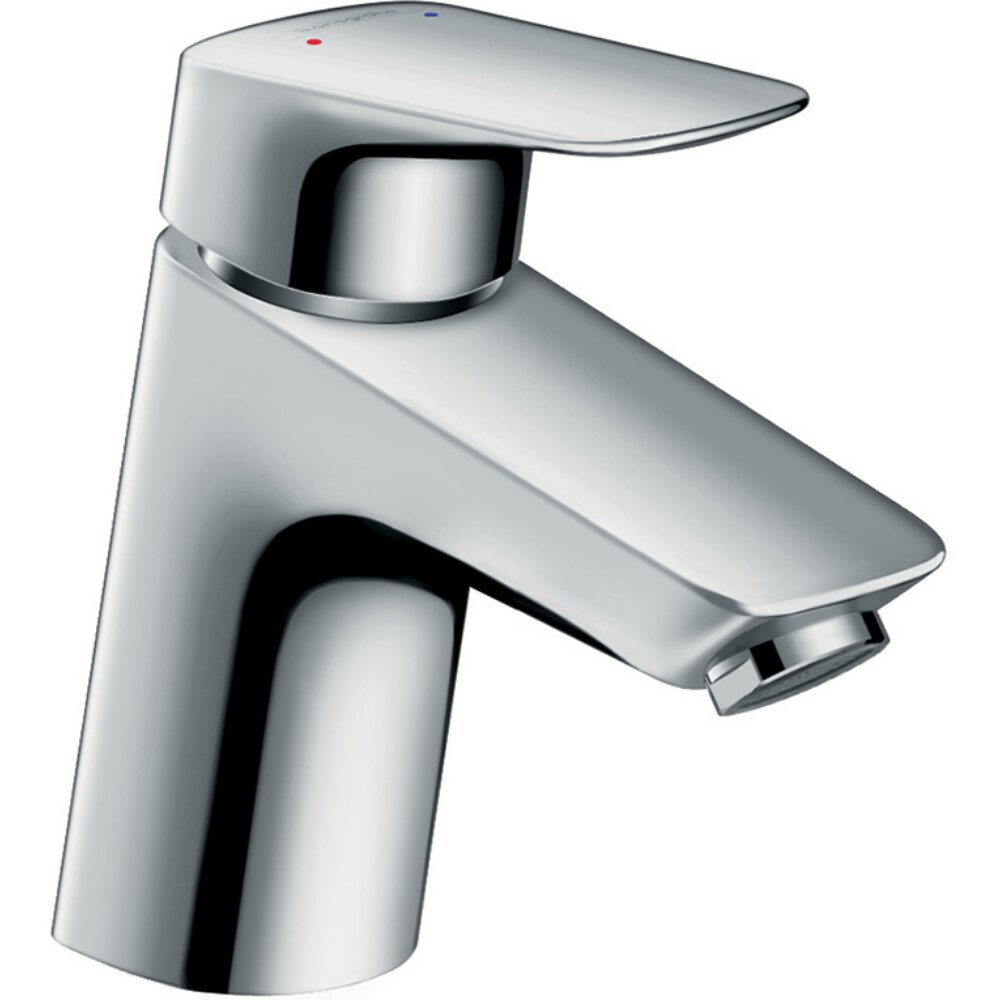 Hansgrohe Logis Einhebel-Waschtischarmatur 70 Für Niederdruck Mit Push-Open Ablaufgarnitur Chrom