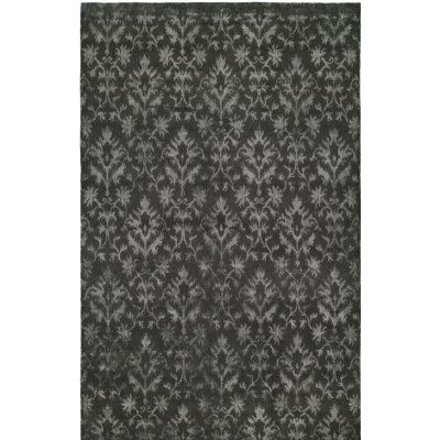 Floral Area Rug in Gray