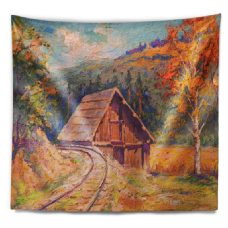 Polyester Tapestry, 32" H x 39" W